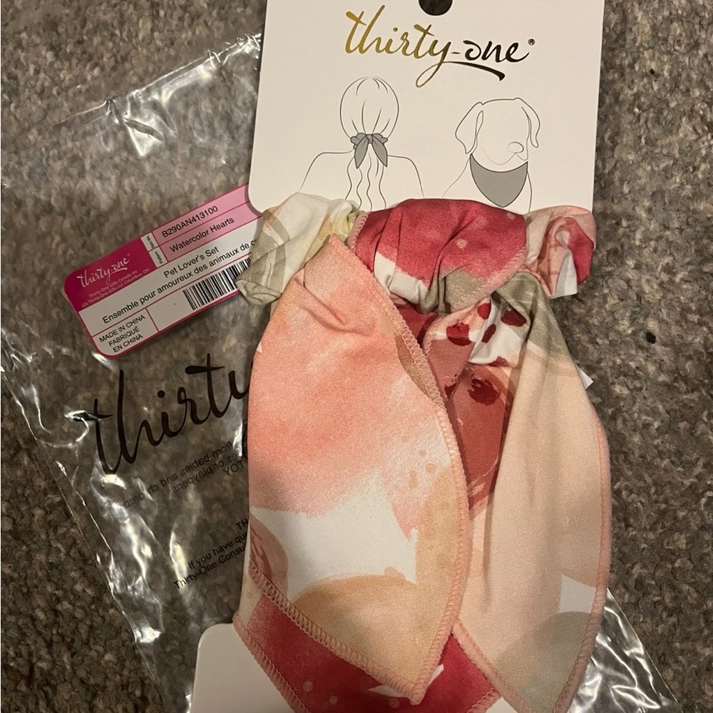 Thirty-One Vibrant Pink and Orange Headband